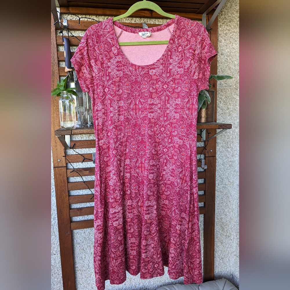 Dark Pink Mata Traders Dress